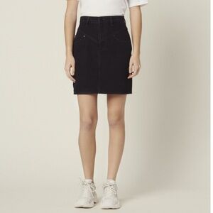 Sandro Mini Black Denim skirt